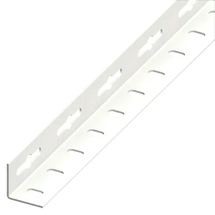 Winkelprofil - L x B: 1.000 x 15,5 mm, Stärke: 0,75 mm, Stahl - Diagonale Ansicht