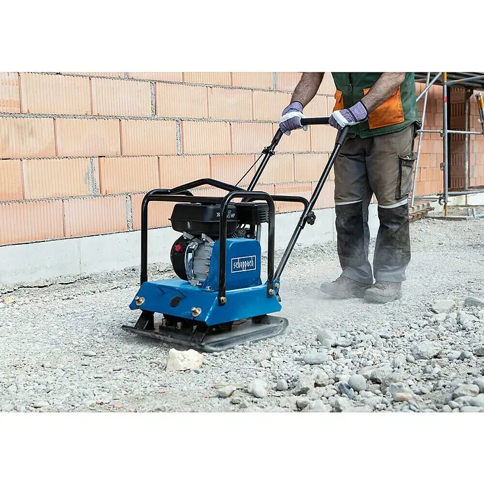 Scheppach Vibroploča - Snaga motora: 4,8 kW, Tlak kompresije: 25 kN - Proizvod u upotrebi