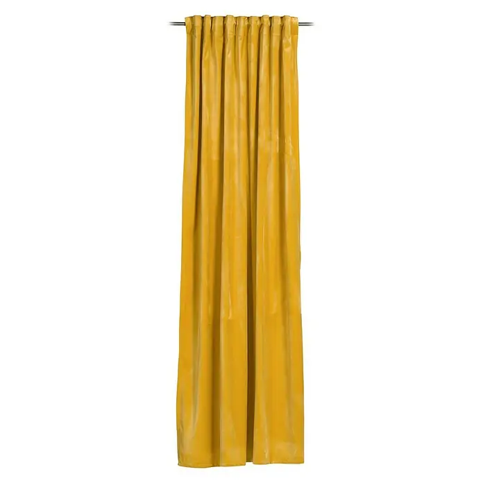 Schlaufenschal Magnum - B x H: 135 x 245 cm, 100 % Polyester, Senf - Vorderansicht