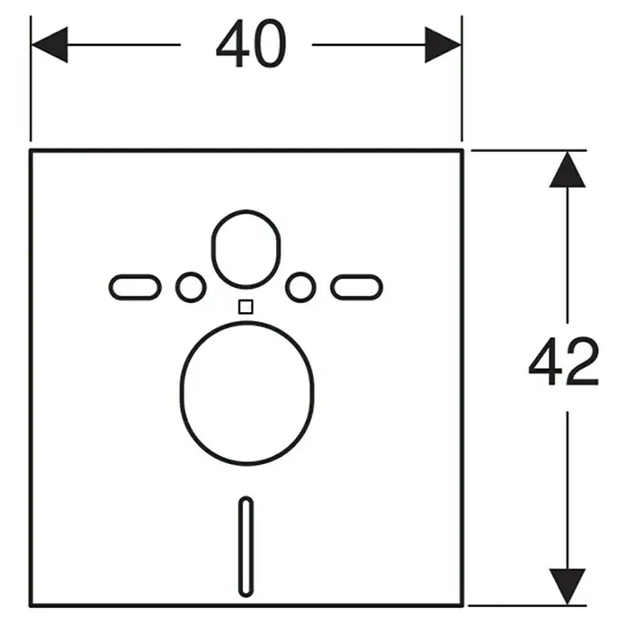 Geberit Schallschutz-Set - Geeignet für: Wand WCs & Bidets