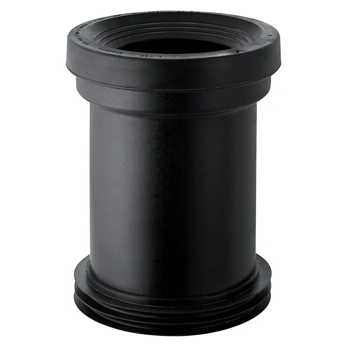 Geberit WC-Anschlussstutzen - Durchmesser: 110 mm, Länge: 18 cm - Vorderansicht