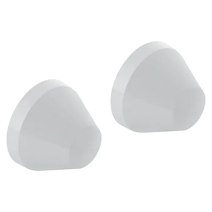 Geberit Abdeckkappen-Set - 2 -tlg., Passend für: Geberit WC- & Urinal-Befestigung - Diagonale Ansicht