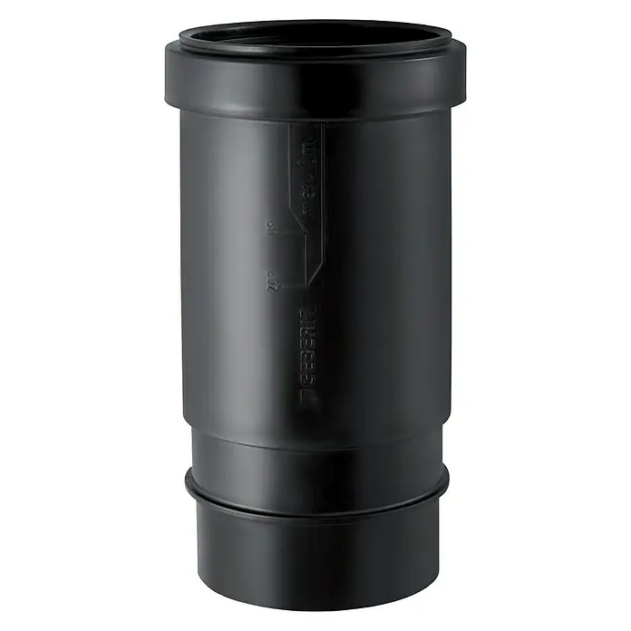 Geberit PE-Langmuffe - DN 100 - Vorderansicht