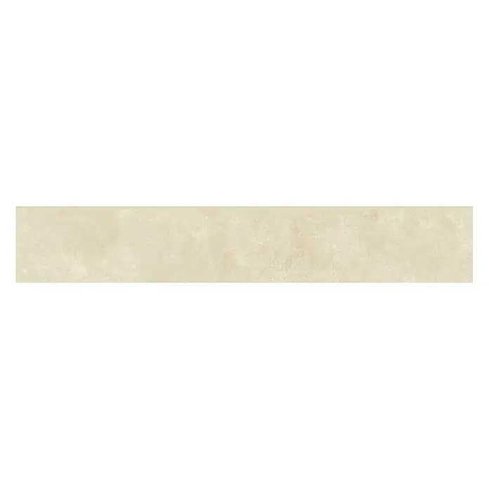Zócalo cerámico Stark - 7,5 x 45 cm, Crema - Vista superior