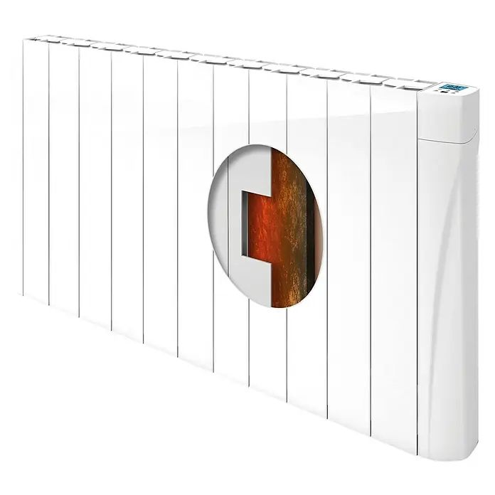 Voltomat HEATING Emisor térmico cerámico VOLTC - 1.750 W, Blanco, L x An x Al: 9,8 x 101 x 57,5 cm - Vista angular