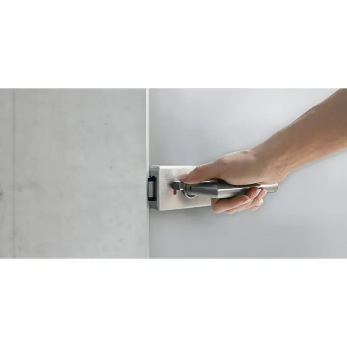 Glastürbeschlag Style Premium WC - Edelstahloptik, Office 3-teilig, Verschließbar - Stimmungsaufnahme