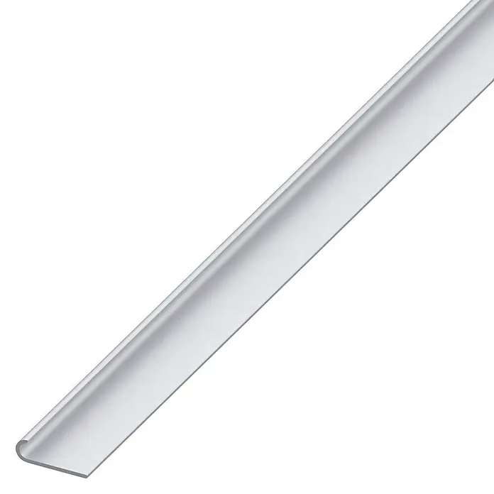 Kantenschutz - L x B x H: 1.000 x 25 x 5,8 mm, Aluminium, Silber - Detailaufnahme