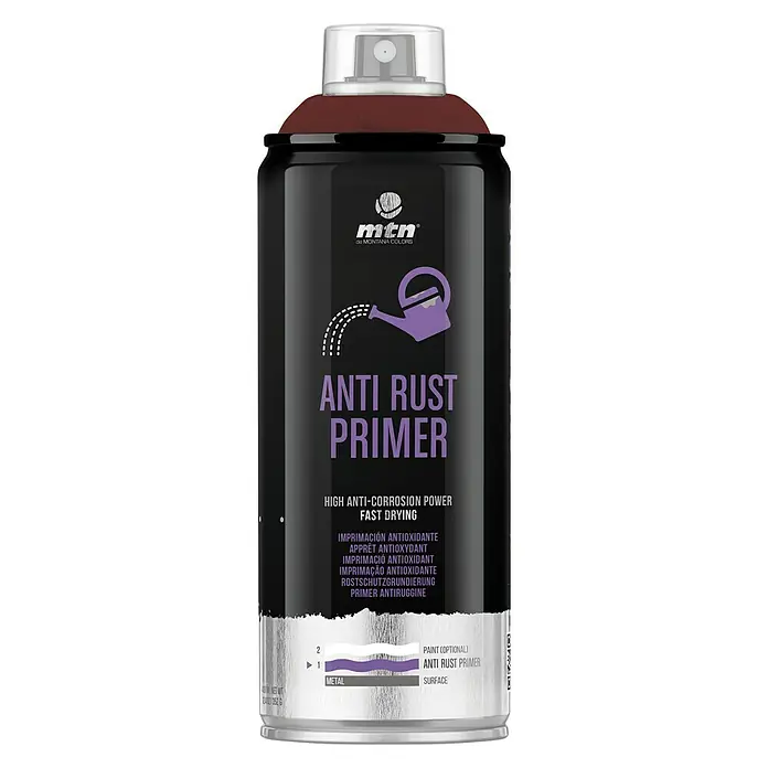 mtn Imprimación anticorrosión - Rojo, 400 ml, Satinado - Vista frontal