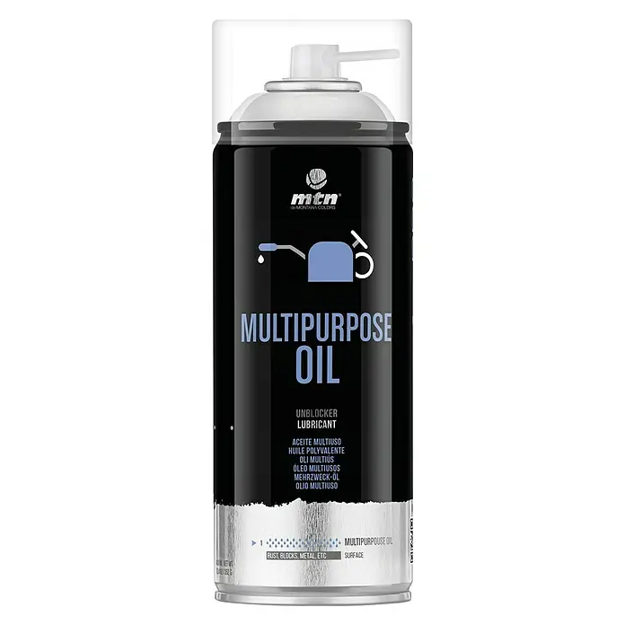 mtn Spray antióxido Aceite multiusos - Transparente, 400 ml, Brillante - Vista frontal