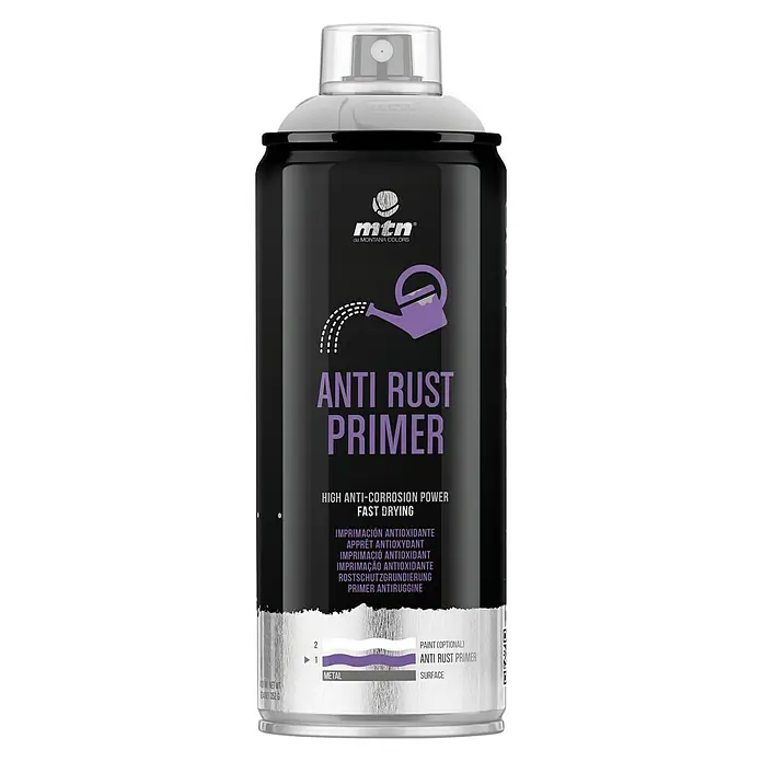 mtn Imprimación anticorrosión - Gris, 400 ml, Satinado - Vista frontal