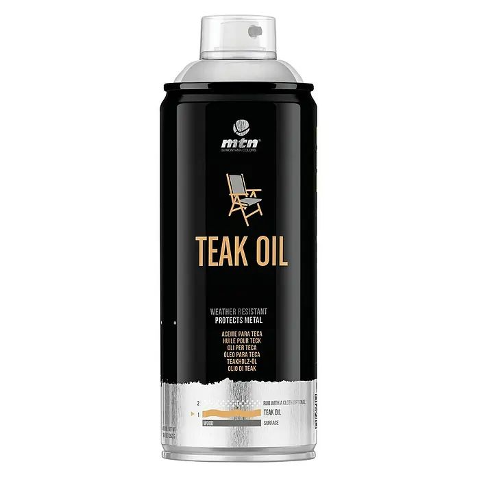 mtn Spray protector Aceite Teca - 400 ml, Incoloro - Vista frontal