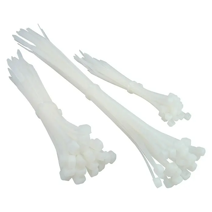 Voltomat Set kabelskih spojnica - Prozirno, 75 kom, 2,5 x 100 mm - Dijagonalni pogled