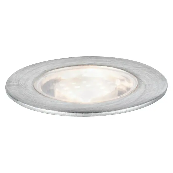 Paulmann Link & Light Bodeneinbauleuchte - 0,3 W, Silber - Ansicht von unten