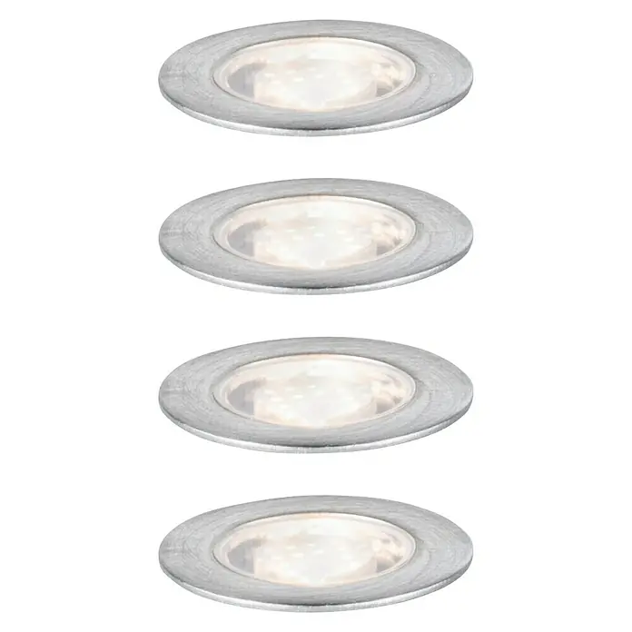 Paulmann Bodeneinbauleuchte Link & Light - 0,5 W, Silber - Ansicht von unten