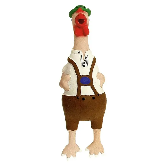 Karlie Hondenspeelgoed Crazy Chicken - 35 x 8 x 6,5 cm, Latex - Vooraanzicht
