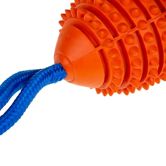 Karlie Hondenspeelgoed Ruffus Aqua Football - 21,5 x 10 x 8 cm, Rubber - Close-up