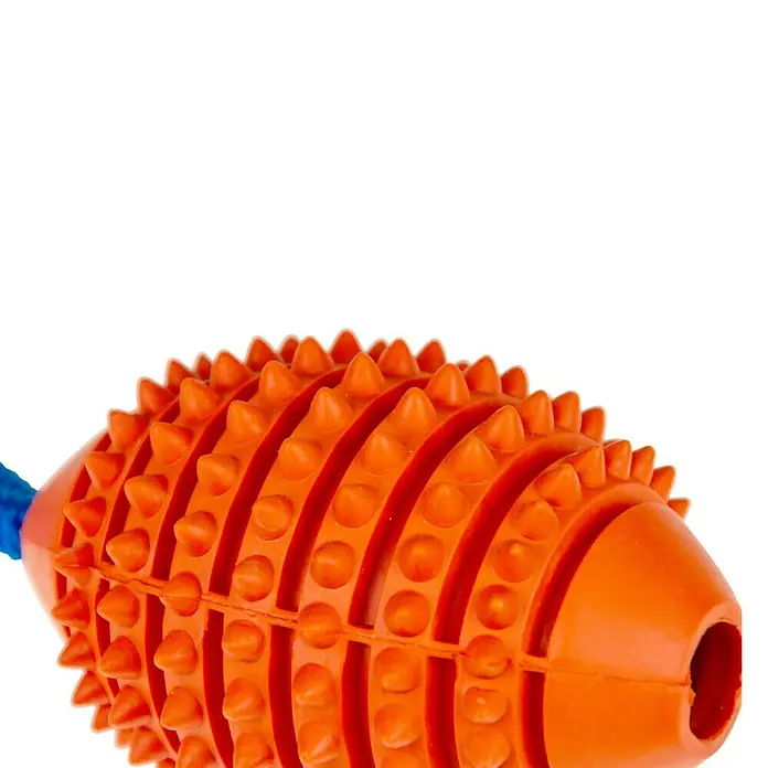 Karlie Hondenspeelgoed Ruffus Aqua Football - 21,5 x 10 x 8 cm, Rubber - Close-up