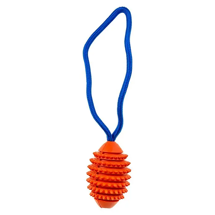 Karlie Hondenspeelgoed Ruffus Aqua Football - 21,5 x 10 x 8 cm, Rubber - Vooraanzicht