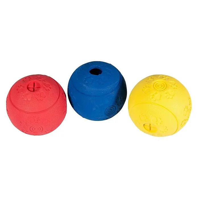 Karlie Hondenspeelgoed Voerbal - Diameter: 8 cm, Rubber - Vooraanzicht