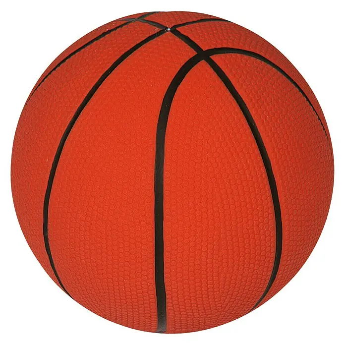 Karlie Hondenspeelgoed Basketbal - Diameter: 13 cm, Latex - Vooraanzicht