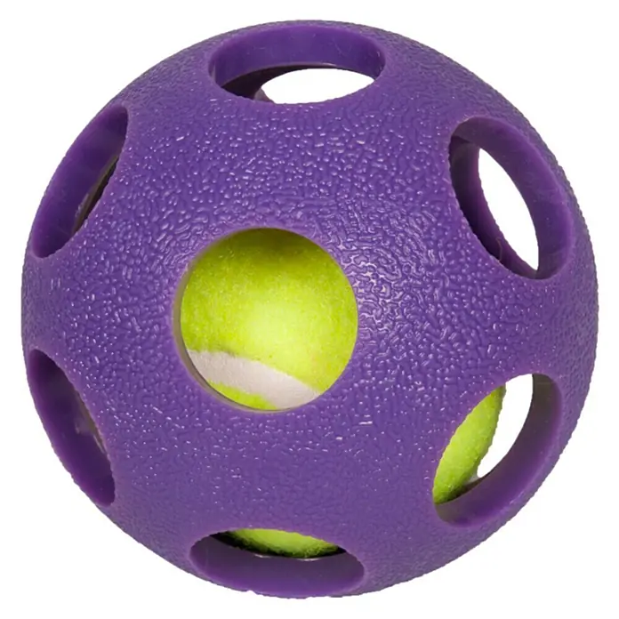 Karlie Hondenspeelgoed Asteroid Ball - Diameter: 9 cm, Kunststof - Vooraanzicht