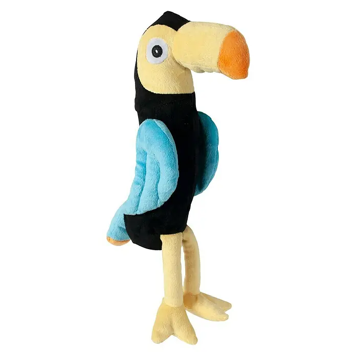 Karlie Juguete para perros Tucan - 38 x 14 x 8 cm, Felpa - Vista de perfil derecho