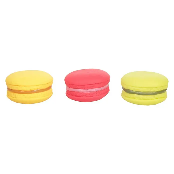 Karlie Juguete para perros Macaron - Diámetro: 7 cm, Vinilo - Vista frontal