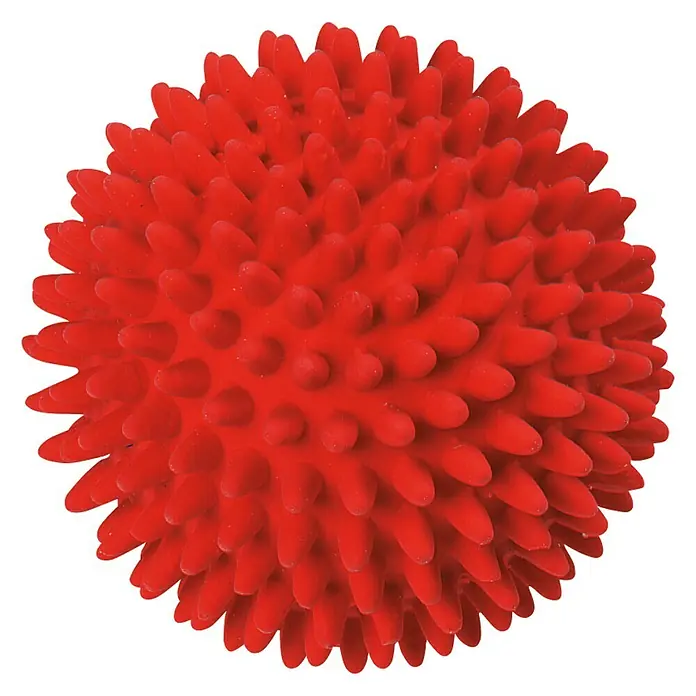 Karlie Juguete para perros Bola de pinchos - Diámetro: 9 cm, Látex - Vista frontal