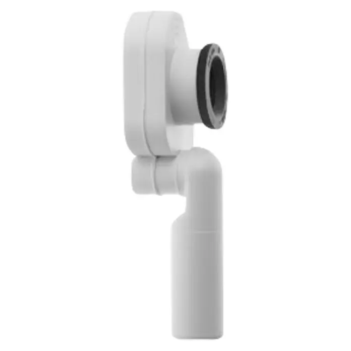 Duravit Urinal-Absaugsiphon - DN 50, Abgang: Senkrecht, Passend für: Duravit Urinale - Rechte Seitenansicht