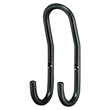 Häfele  Garderobenhaken mit 2 Haken, schwarz