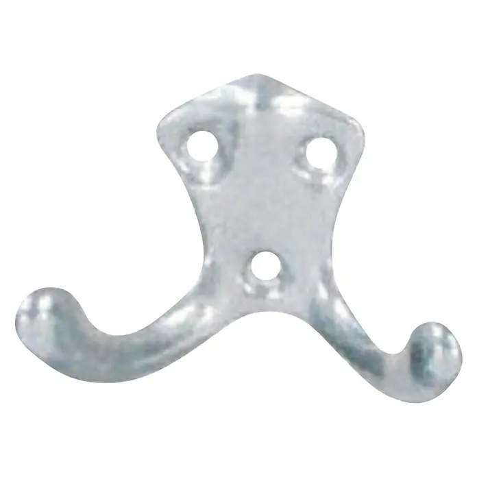 Häfele Garderobna kuka - Aluminij, Srebrne boje - Dijagonalni pogled
