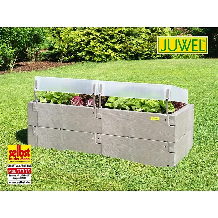 Juwel Visoka gredica Timber - 130 x 60 x 52 cm, Plastika - Živopisni prikaz