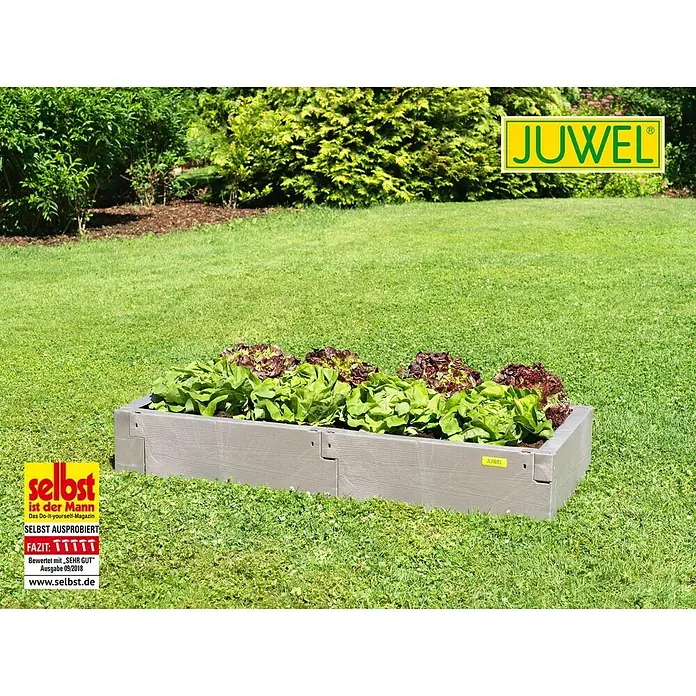 Juwel Visoka gredica Timber - 130 x 60 x 20 cm, Plastika - Živopisni prikaz
