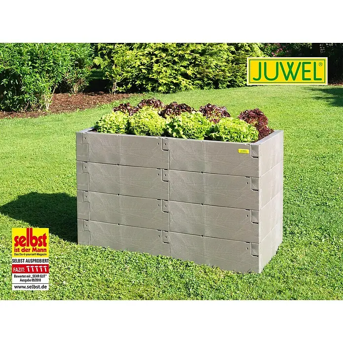 Juwel Visoka gredica Timber - 130 x 60 x 80 cm, Plastika - Živopisni prikaz