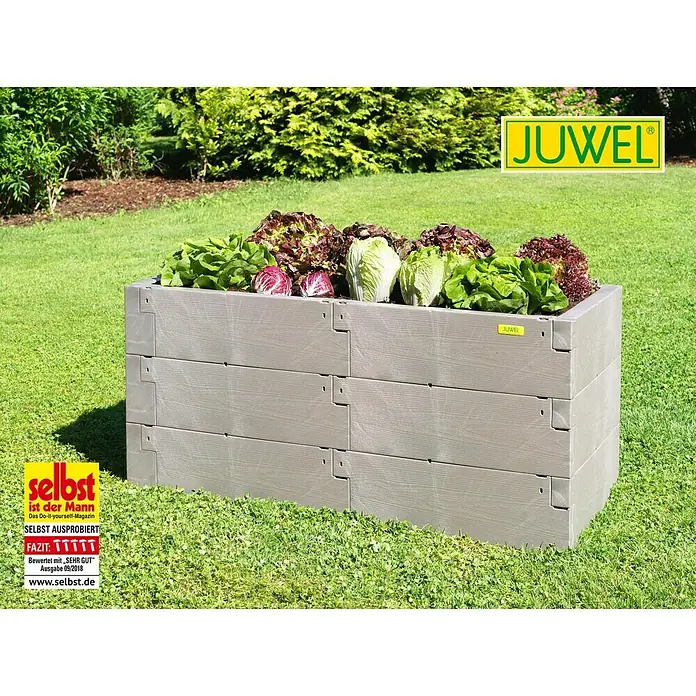 Juwel Visoka gredica Timber - 130 x 60 x 60 cm, Plastika - Živopisni prikaz