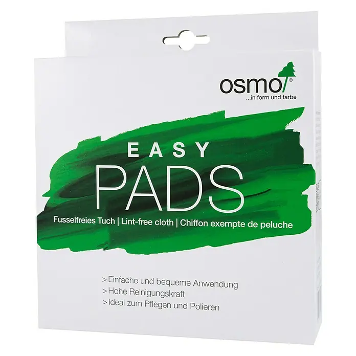 Osmo Reinigungstücher Easy Pads - 10 Stk., 34 x 32,5 cm - Diagonale Ansicht