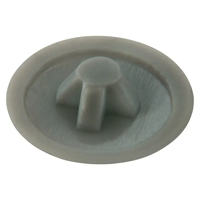 Stabilit Tapón embellecedor - Apto para: Accionamiento de tornillo PZ 2, 32 uds., Gris - Vista angular