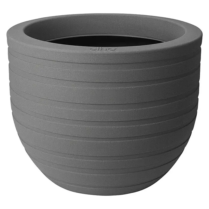 Elho Allure Plantenpot Ribbon 40 - Buitenmaat (Ø x h): 39 x 31,3 cm, Kunststof - Vooraanzicht