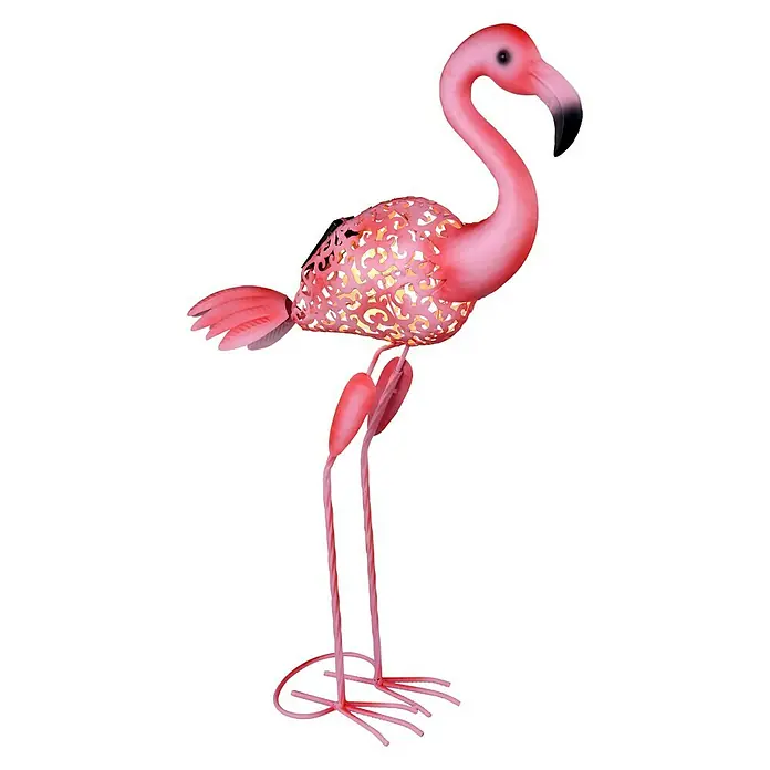 Globo Solarna ukrasna LED svjetiljka - Pink, D x Š x V: 340 x 160 x 740 mm - Dijagonalni pogled