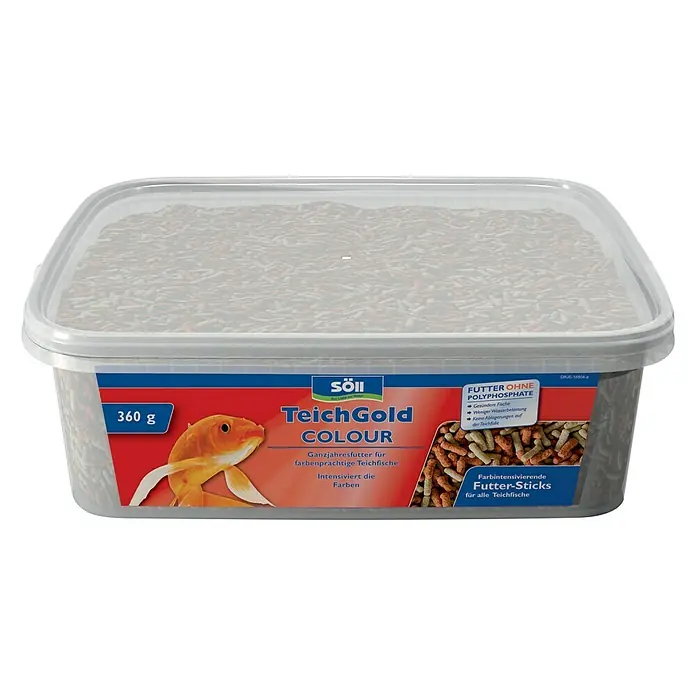 Söll Teich-Gold Teich-Fischfutter Colour - 360 g - Vorderansicht