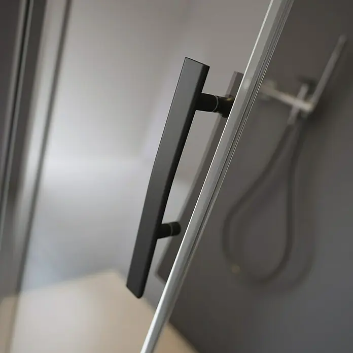 Camargue Duschtürgriff - Aluminium, Schwarz, Länge: 26 cm - Stimmungsaufnahme