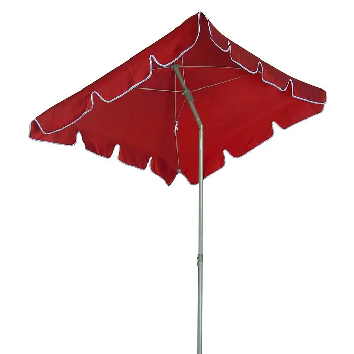 Sunfun Balkonschirm Messina II - Chili, 180 x 120 cm - Diagonale Ansicht