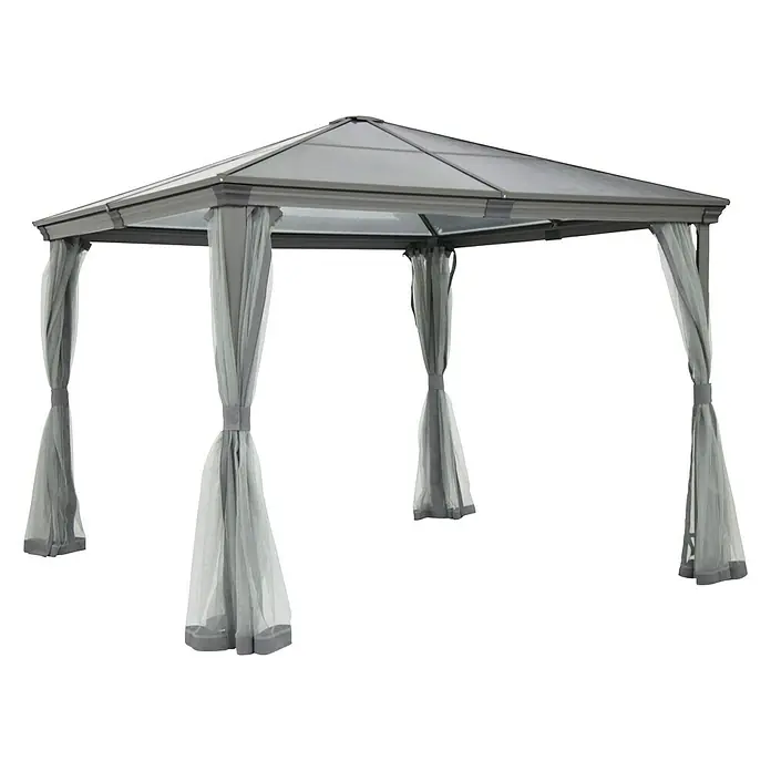 Sunfun Pérgola Reo - 300 x 300 x 270 cm, Antracita - Vista angular