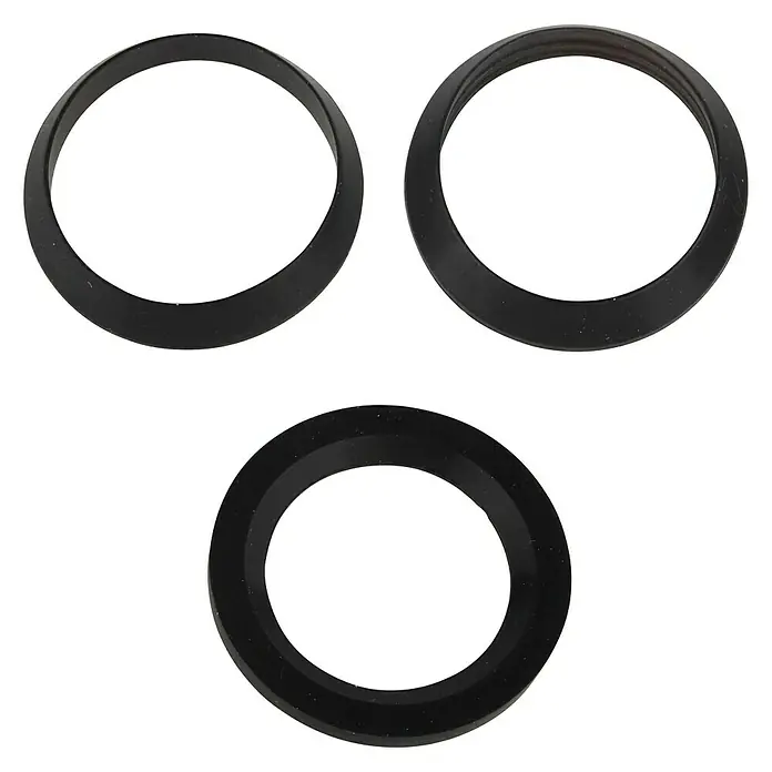 Dichtungssortiment - 1¼″, Geeignet für: Waschtischsiphons, 3 Stk. - Ansicht von oben