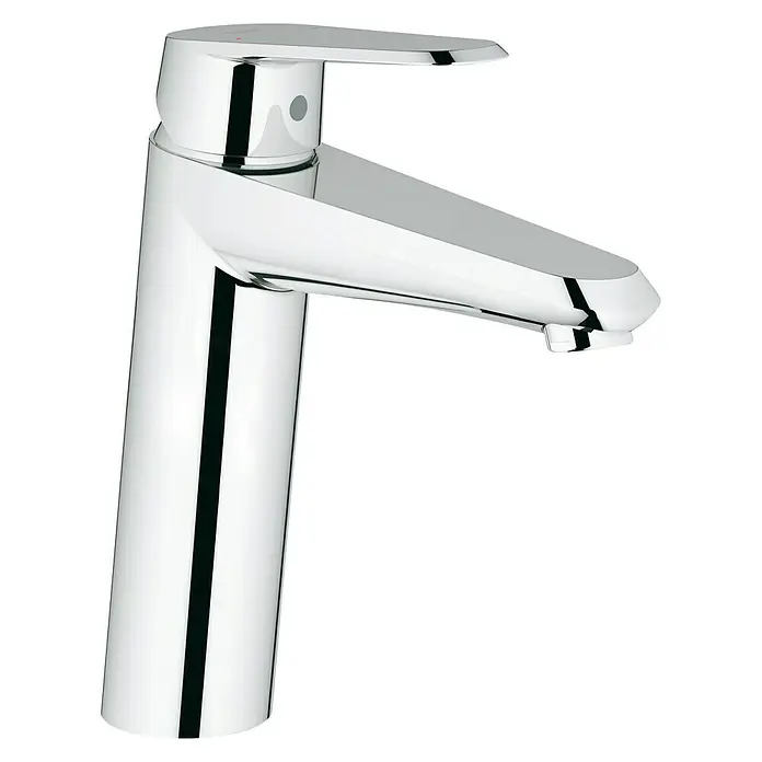 Grohe Eurodisc Cosmopolitan Waschtischarmatur M-Size - Chrom, Ohne Zugstange - Diagonale Ansicht