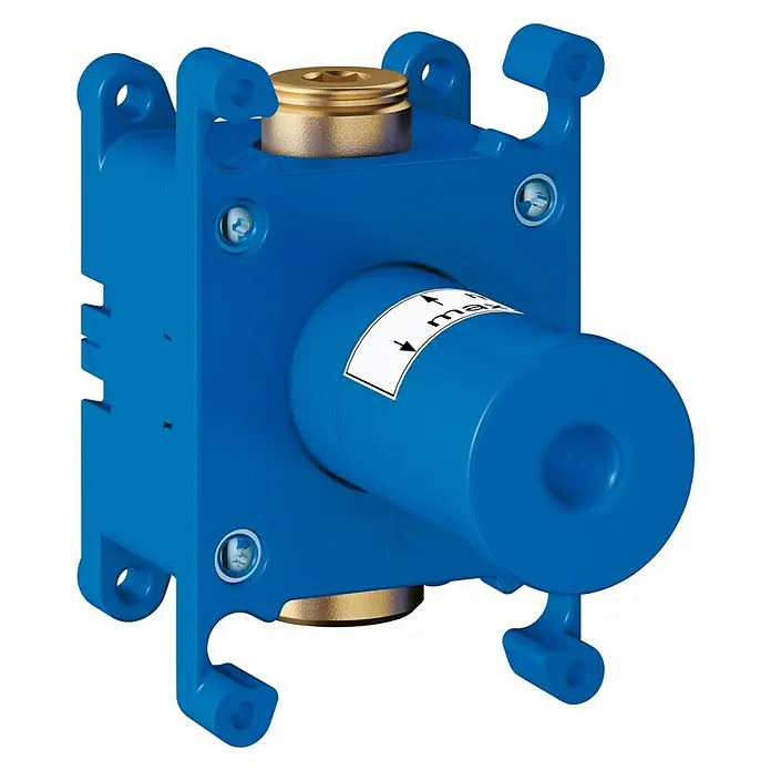 Grohe Unterputzventil-Unterteil Grohtherm F - ½″, Einbautiefe: 70 mm - 95 mm - Diagonale Ansicht
