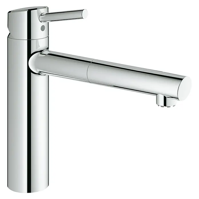 Grohe Concetto Spültischarmatur - Niederdruck, Chrom - Diagonale Ansicht