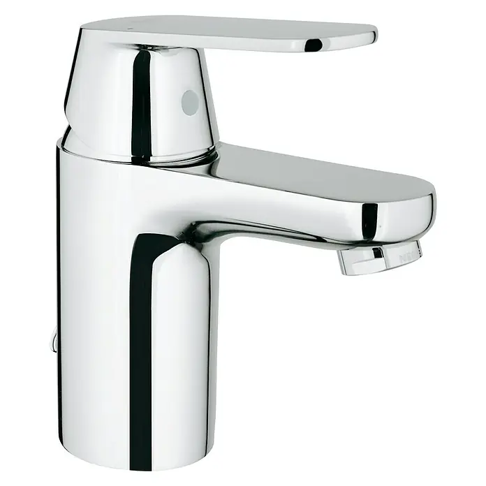 Grohe Eurosmart Cosmopolitan Waschtischarmatur S-Size - Mit versenkbarer Kette, Chrom - Diagonale Ansicht
