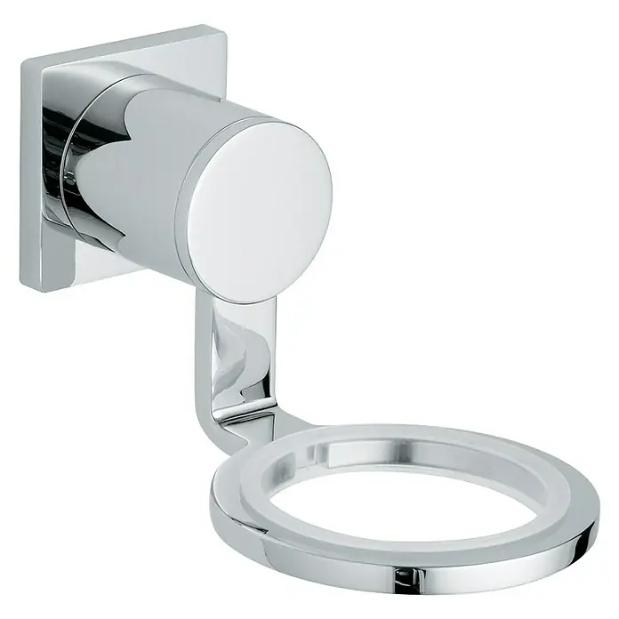 Grohe Allure Becher- & Seifenhalter - Chrom, Glänzend - Diagonale Ansicht