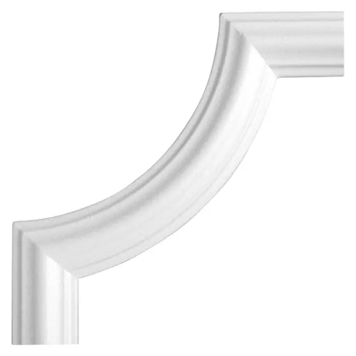 Zierbogen Modern BI 40 - Breite: 40 mm, Polystyrol XPS - Vorderansicht